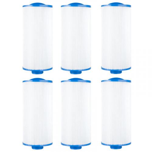 ClearChoice Replacement filter for After Hours Spas | Nemco Spas | Threaded 25 Sq Ft Top Load , 6-pack