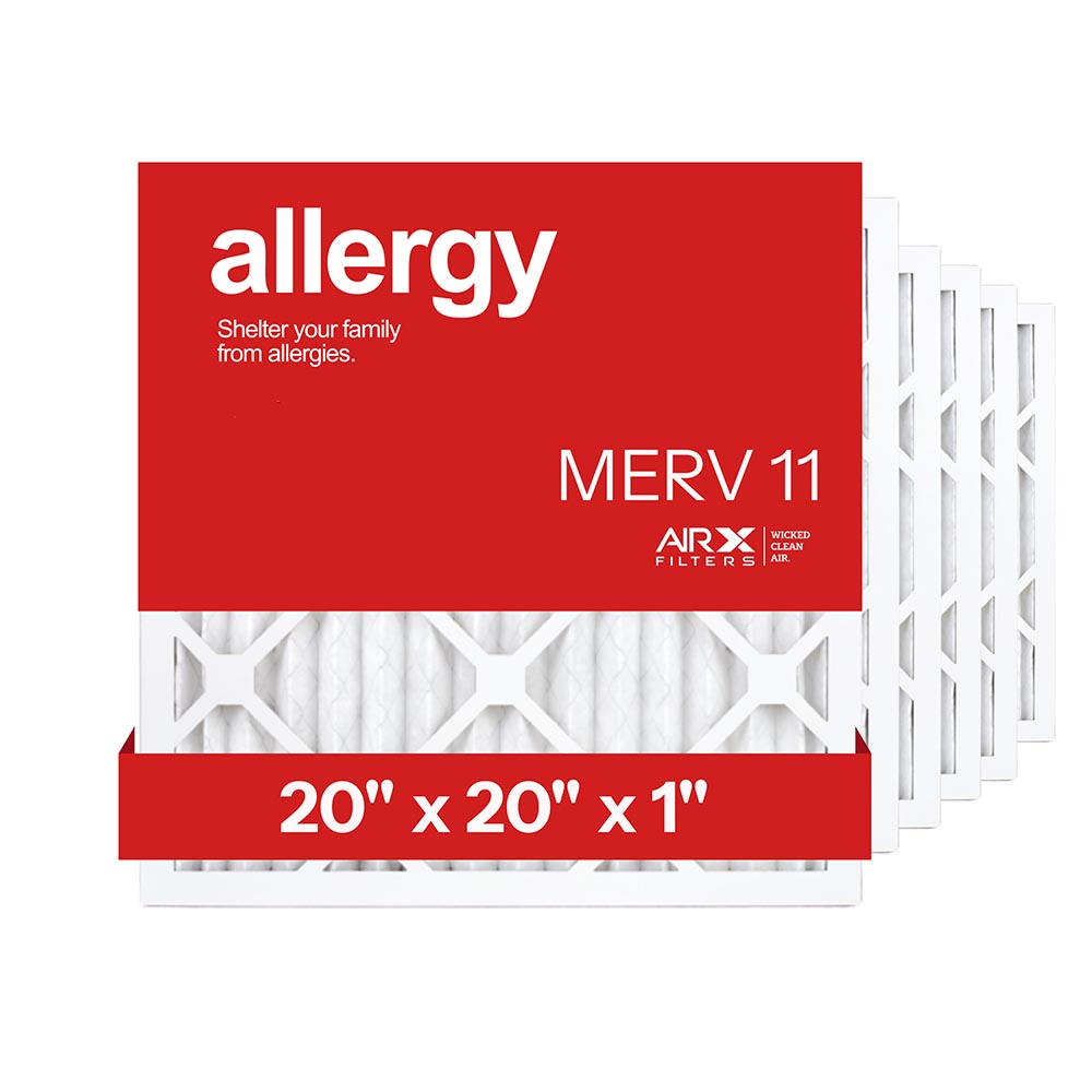 20x20x1 AIRx ALLERGY Air Filter, 6-Pack