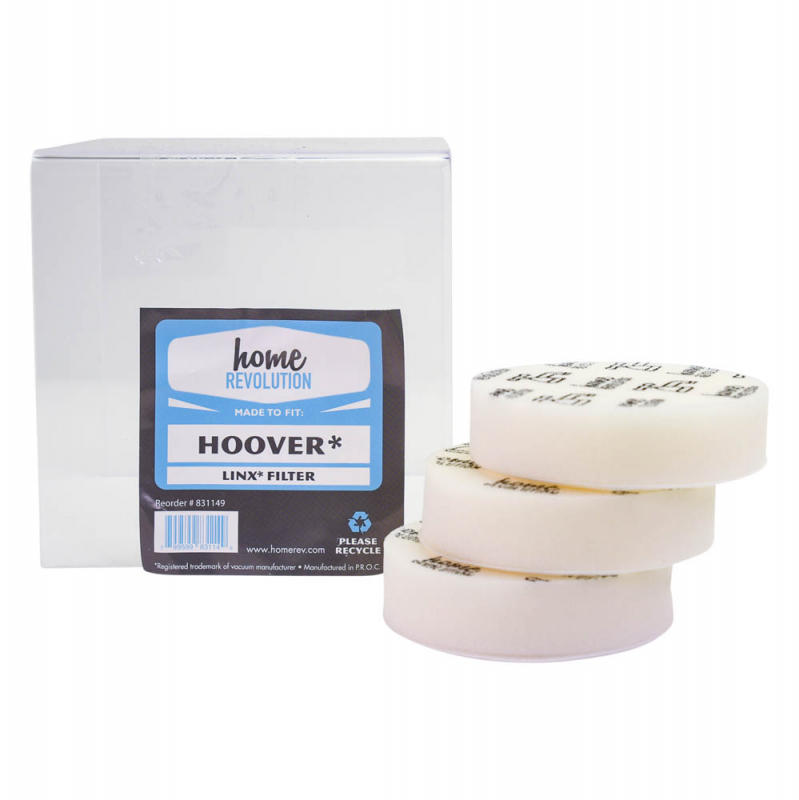 thumbnail image 2 of 3-Pack Replacement Hoover 902185003 Vacuum Foam Sponge Filter With 7-Piece Micro Vacuum Attachment Kit - Compatible Hoover 410044001, Linx Foam Filter 2 of 12