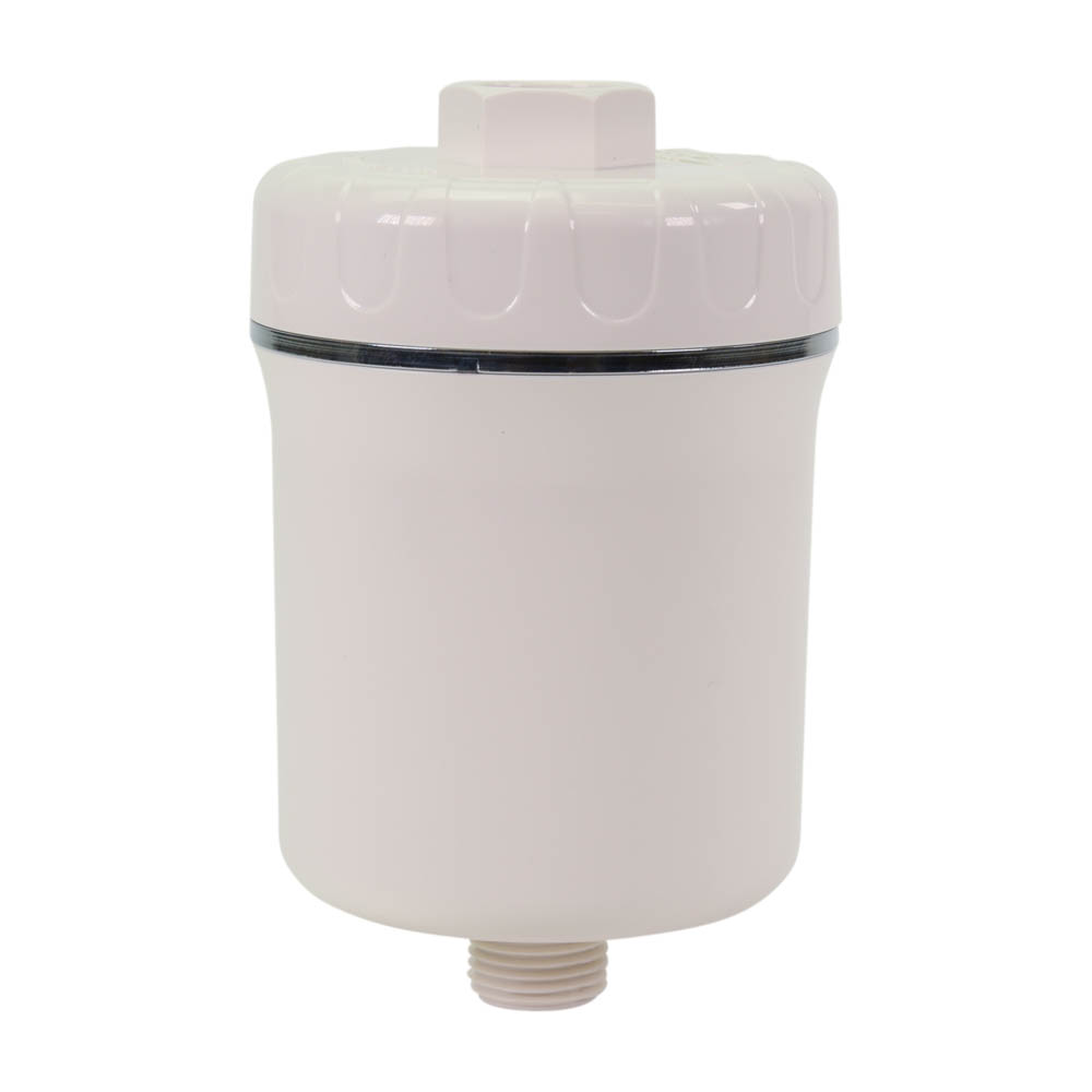 Aqualux Dechlorinating Shower Filter System - White, No Head