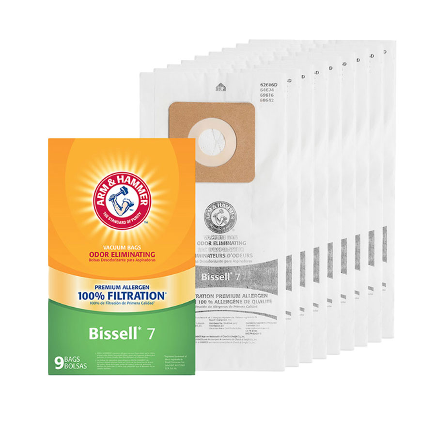 Replacement for Bissell® Style 7 Premium Allergen Vacuum Bag, 9-Pack product image