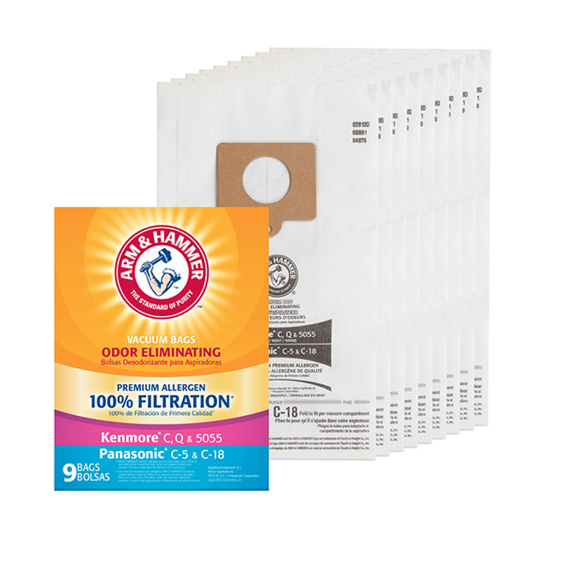 Replacement for Kenmore® Style C, Q, 5005 Premium Allergen Vacuum Bag, 9-Pack product image
