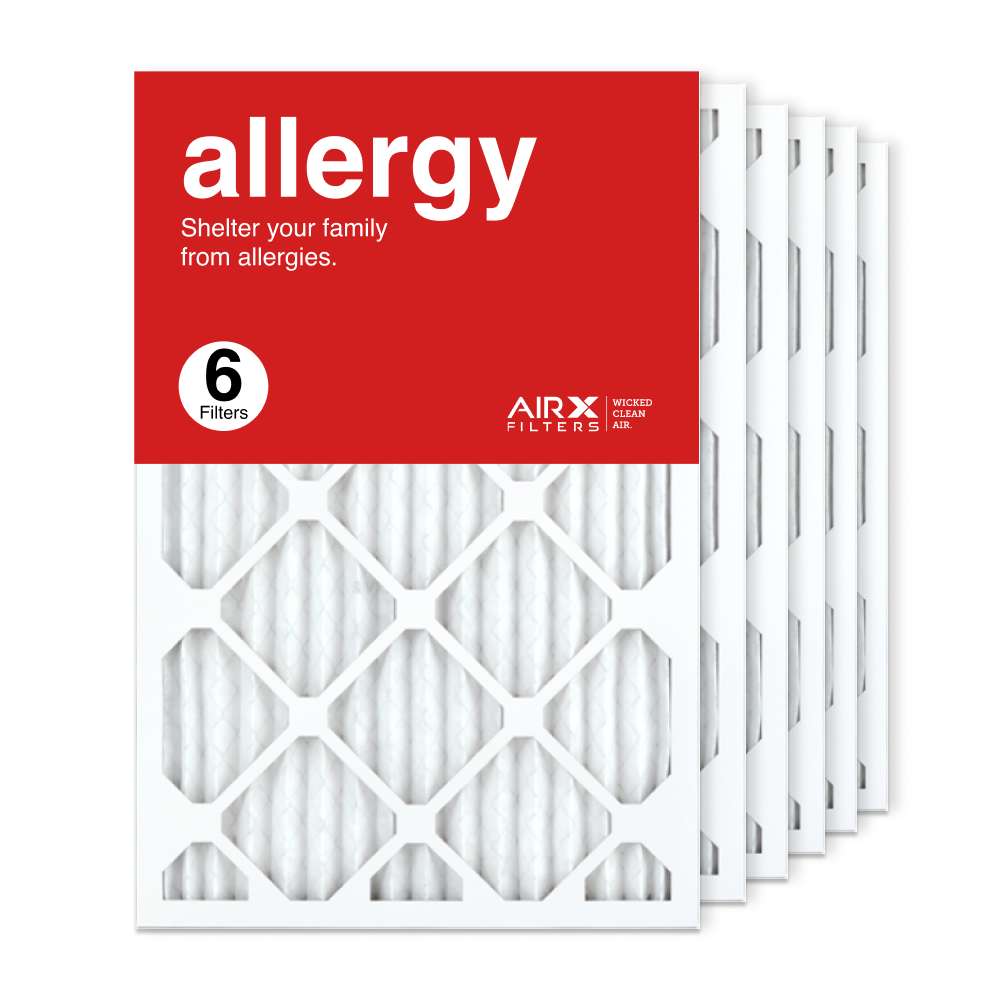 16x25x1 AIRx ALLERGY Air Filter, 6-Pack