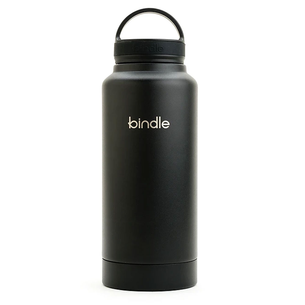 Bindle® Stainless Water Bottle with Built-In Storage, Black product image