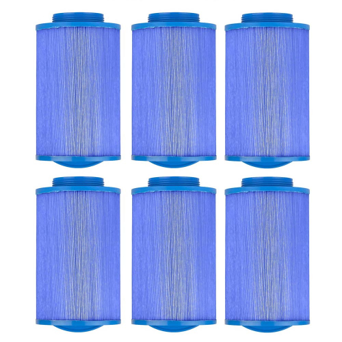 ClearChoice Replacement Pleated Filter Cartridge for LA Spas HTF-0303, Anti-Microbial, 6-Pack