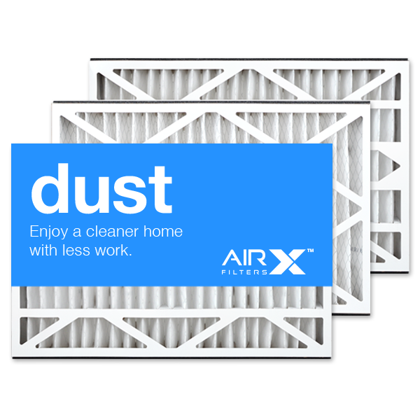 16x25x3 AIRx DUST Replacement for Lennox X0581 Air Filter - MERV 8, 3-Pack