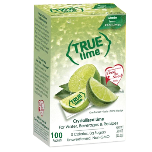 True Lime Water Flavoring Packet - Box of 100